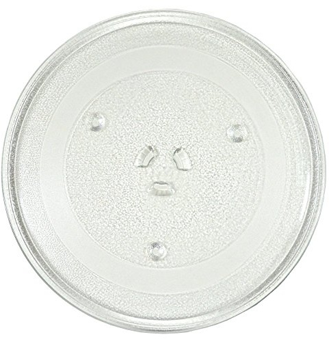 HQRP 11-1/4 inch Glass Turntable Tray Compatible with Sharp 9KC3517203500 R309YK R309YV R309YW R318AV R331ZS Microwave Oven Cooking Plate
