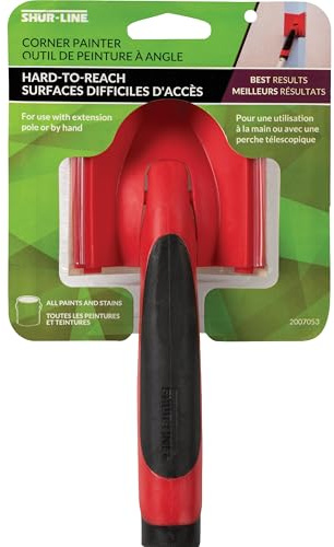Shur-Line 2007053 Premium Corner Painter, Red, 1 Count (Pack of 1)
