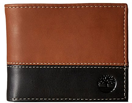 Timberland Hunter portafoglio da uomo con portadocumenti Black/brown Taglia unica