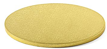 Decora 0931705 Base para Dulces Circular Oro CM 34X1,2 H