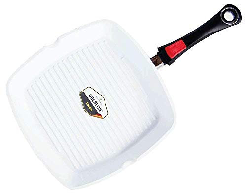 Nice Cooker - Poêle Grill Céramique - Manche Amovible - 28 cm