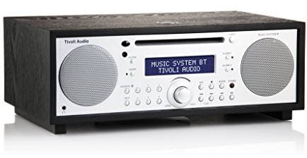 Tivoli msybt 1459 EU Music System BT Bluetooth FM/MW/CD 2.1 SISTEMA DI ALTOPARLANTI NERO esche/Argento