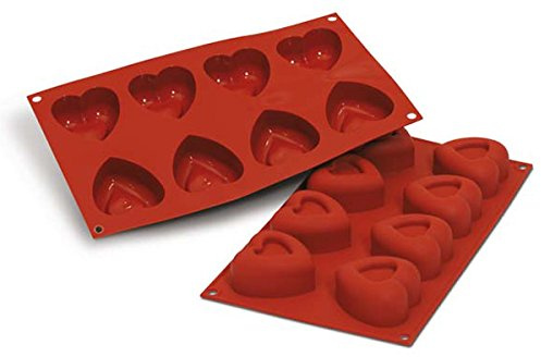 silikomart SF087 Stampo Silicone 8 Big Passion 59x62 mm Made in Italy