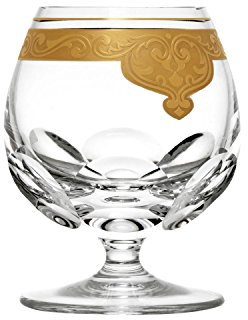 Arnstadt Kristall Cognac Verre Sanssouci (10,6 cm)