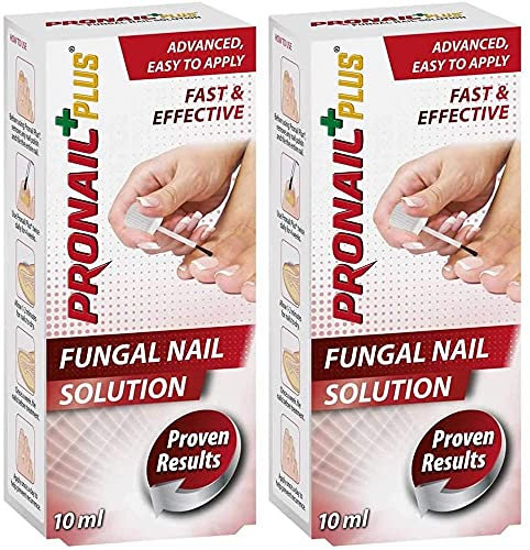 Pronail Plus Fungal Nail Solution 10 ml Brush Application Twin Pack