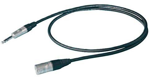 PROEL ESO240LU10 esot Eric cavo audio (6,3 mm Stereo Jack connettore XLR 3 poli maschio, con connettori Neutrik, 10 m, NP3 X-HPC250 nc3mxx) nero