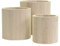 Artemio 14001928 - Vaso Rotondo da Decorare, in Legno, 13 x 13 x 13 cm, Colore: Beige