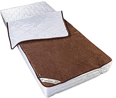 Merino ull 100 % australiensisk vändbar madrass topper CAMEL Ull filt, CAMEL UNDER BLANKET 150 x 200 cm WOOLMARKED. Perfekt för gåva. YLLA BEDDING. NATURLIG BEDDING