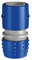 Tatay Conector Rápido Top Line para Mangueras de 1/2 pulgadas 12.5mm 5/8 pulgadas 15mm, Conector a Racor Universal, Fácil Instalación, Protección Solar, Azul