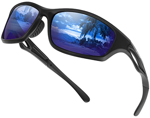 Duduma Lunettes de soleil homme polarisées Lunettes de sport peche cyclisme velo Lunettes de soleil verres polarisants pour Homme Femmes