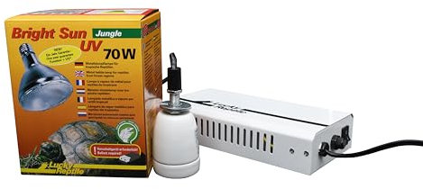 Lucky Reptile Bright Sun UV Jungle Komplettset - 35 W Metalldampflampe inklusive Fassung & Vorschaltgerät - Reptilien Wärmelampe mit hitzebeständiger Keramikfassung - Terrarium Zubehör, 1 Stück (1er Pack)