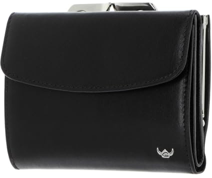 Golden Head Leder Geldbörse Colorado RFID Protect Bügelbörse 2123 Schwarz