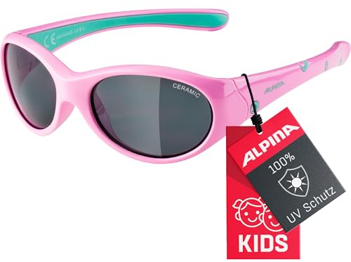 ALPINA FLEXXY GIRL - Verspiegelte und Bruchsichere Sonnenbrille Mit 100% UV-Schutz Für Kinder