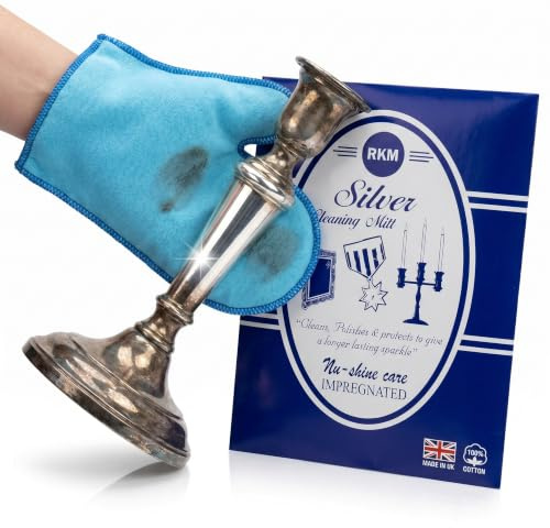 Gant de nettoyage d’argent Nushine - Contient une imprégnation spéciale