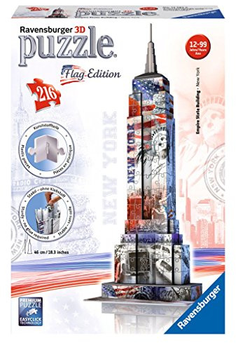 Ravensburger Empire State Building - New York, Flag Edition (Puzzle)