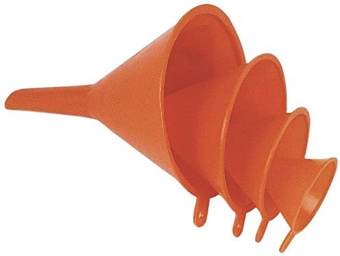 Mannesmann Plastic Funnel Set of 4 Pairs – 50/75/100/125 mm/4 m 455