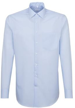 Seidensticker Herren Business-Hemd - Regular Fit - Bügelfrei - Kent Kragen - Langarm - 100% Baumwolle