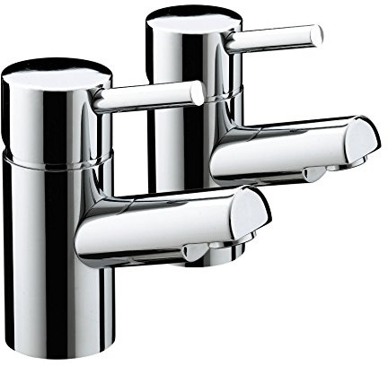 Bristan Prism Bathroom Taps, chrome pillar basin taps | PM 1/2 C, Modern design, Bathroom sink taps, Matching bath taps and showers available, Lifetime Cover