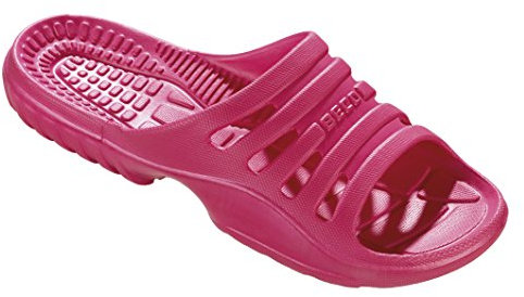 BECO Pantoletten, Badelatschen Unisex, Ciabatte Donna, Rosa (Pink 4), 41 EU