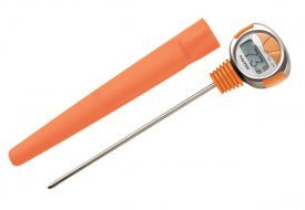 Salter Weinthermometer Edelstahl Orange