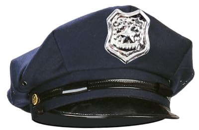 Horror-Shop Blaue Polizei Mütze