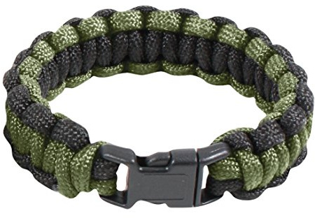 ROTHCO Paracord Armband, Herren, Olive Drab/Black, 20,3 cm