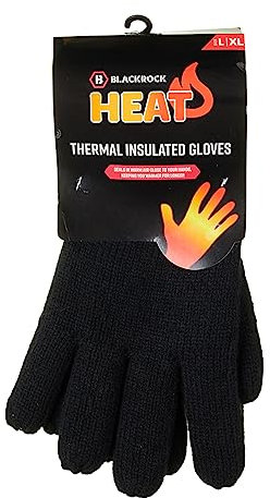 Blackrock Herrhandskar, varmfodrade, svart, en storlek