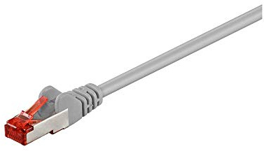 Wentronic Goobay Cat6 SSTP PIMF 15m - Cable de Red (15 m, RJ-45, RJ-45, Gris)