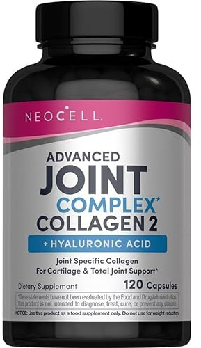 NeoCell Joint Complex Supplement | 120 Capsules | Plus Hyaluronic Acid | Collagen Type II | Advanced Formula