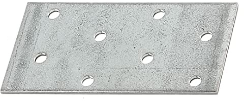 Alberts 331429 Platine d'assemblage | galvanisée Sendzimir | 80 x 40 mm