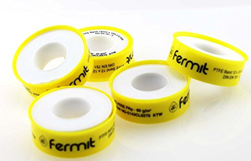 5x PTFE-Band für Feingewinde FRp