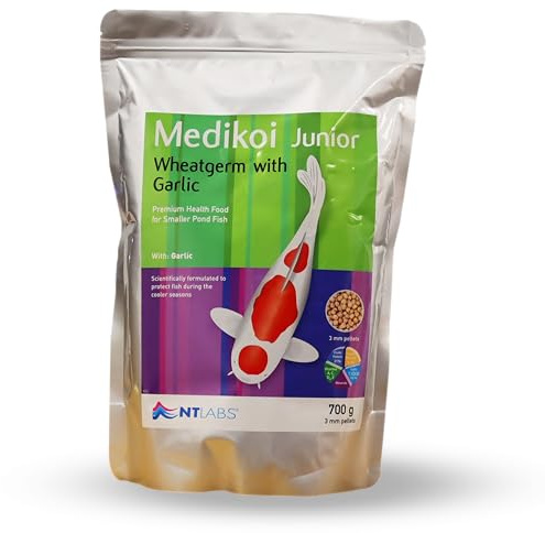 NT Labs Medikoi Wheatgerm with Garlic Junior 750g Pond Fish Pellet Food