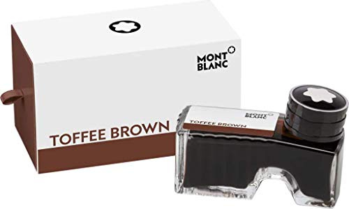 Montblanc Bläcktunna Toffee Brown 105188 - högkvalitativt bläck i karamell brun i bläckglas 60 ml