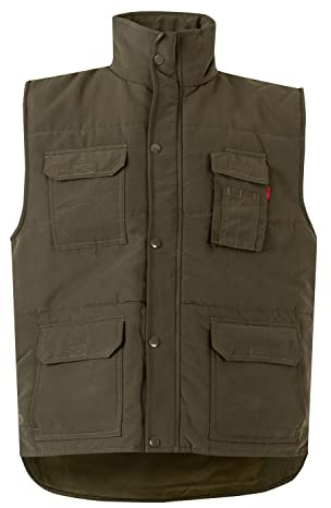Velilla-serie 108 – flerficksväst (storlek XXL) färg jaktgrön