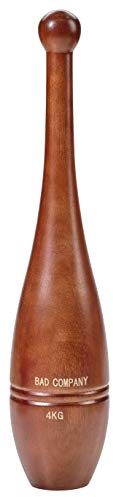 Wooden indian clubbell/schwungkeule 4 kg) (compressé woodenclub en bois massif