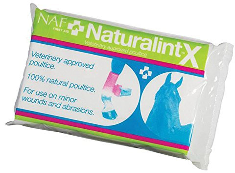 NAF NaturalintX Poultice Single – Veterinary-Approved Poultice for Horses – Can Be Used Hot, Cold or Dry – For Wounds, Abscesses, Hoof Conditions & Swellings
