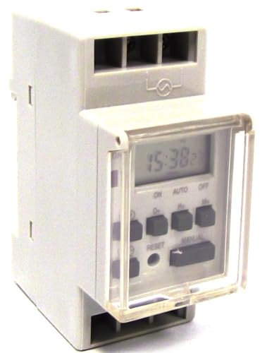 BeMatik - Hebdomadaire électrique numérique Type de programmateur sur Rail DIN