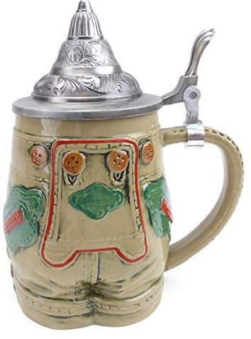 Beer Stein: Lederhosen .5L With Lid