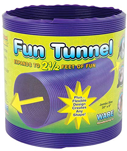 Ware Manufacturing Fun Tunnels Play Tube for Small Pets, 30 X 8 Inches - Large