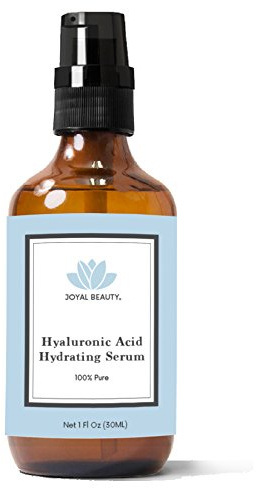 Hyaluronsäure Serum für Gesichtshaut Augen Lippen von Joyal Beauty. Bestes Anti-Altern, das 100% reines Hyaluronan für ursprünglichen Gebrauch hydratisiert. Höchste 4% ige Lösung. Rang 1 HA.