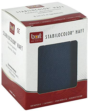 BORT StabiloColor haft Binde 8 cm blau 1 St