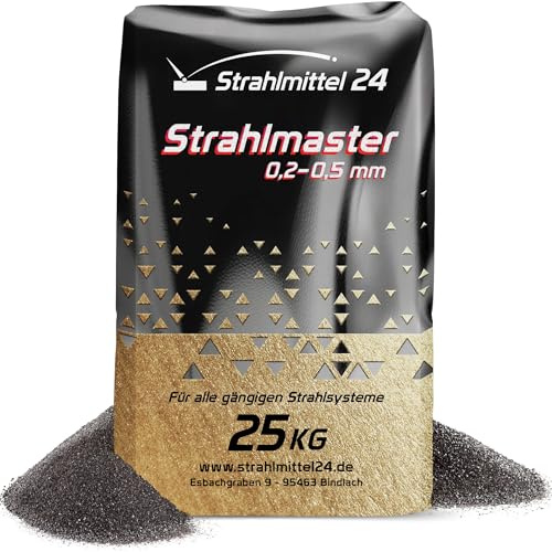 Samore 0,5-2,0 mm 25 kg Strahlmittel Strahlmaster Sandstrahlen Strahlgut