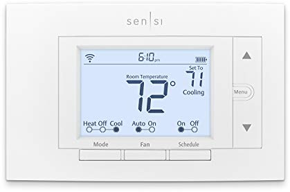 Emerson Sensi Wi-Fi Smart Thermostat for Smart Home, Pro Version, Works with Alexa, Energy Star Certified