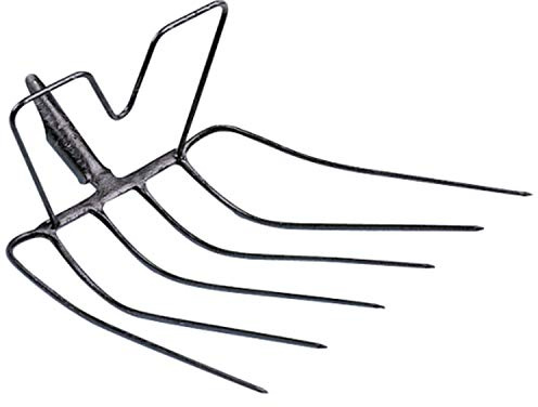 Häckselgabel m. Bügel o. Stiel 6 Zinken 43 x 40 cm