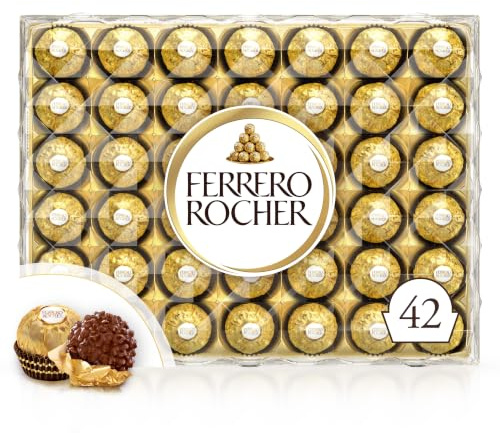 Ferrero Rocher Chocolate Box, 42 Chocolates, 525g