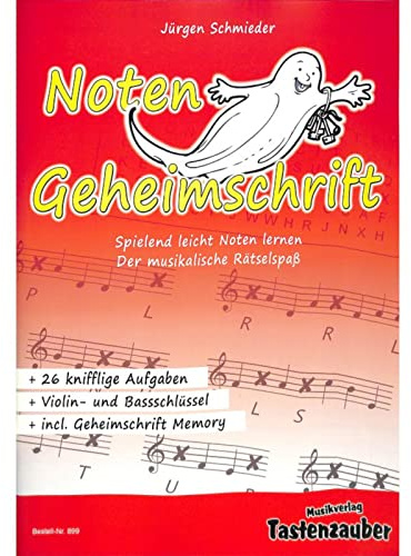 Noten Geheimschrift (Violin- und Bassschlüssel)