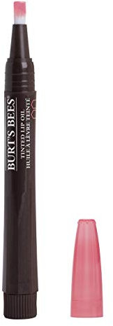 Burt's Bees 100 Percent Natural Moisturising Tinted Lip Oil, 1.1 ml, Whispering Orchid