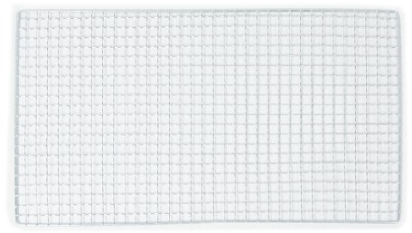 Sourcingmap BBQ Grill Grates, Stainless Steel Squares Holes Grilling Barbecue Wire Mesh, Replacement Multifunction Cooking Grate for Outdoor, 40cm x 25cm Silver