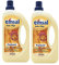 2x emsal Boden-Pflege Parkett 1 Liter mit Bioprotect - Aufquellschutz, Sauberkeit & Seidenglanz