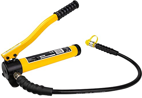DEMA Hand-Hydraulikpumpe 30 t, Manuell mit Zylinder & Koffer, Kompakt & mobil, 690 bar Druck, Für Werkstatt, Außeneinsatz, Karosserie, Reparatur, Industrieeinsatz